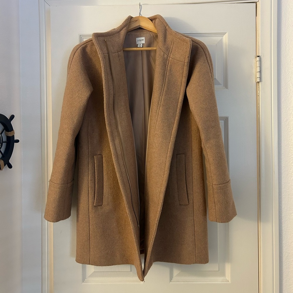 Tan pea coat